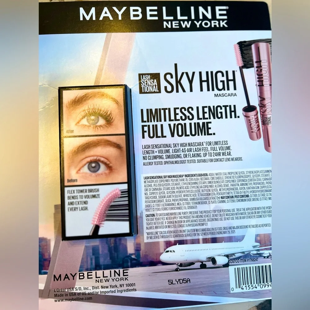 NIB MAYBELLINE NY BLACK MASCARA